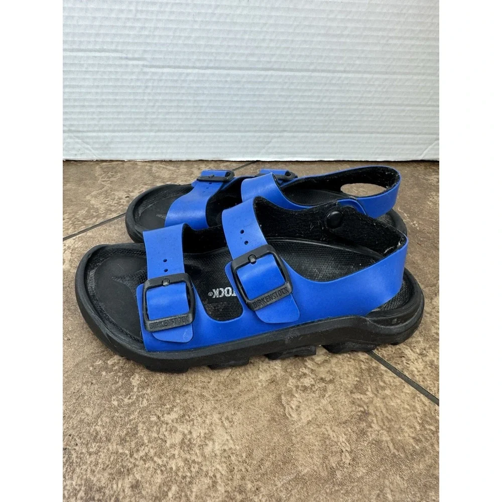 Birkenstocks Kids Blue Slip-On, EU Size 32 US Kids Size 1.5
